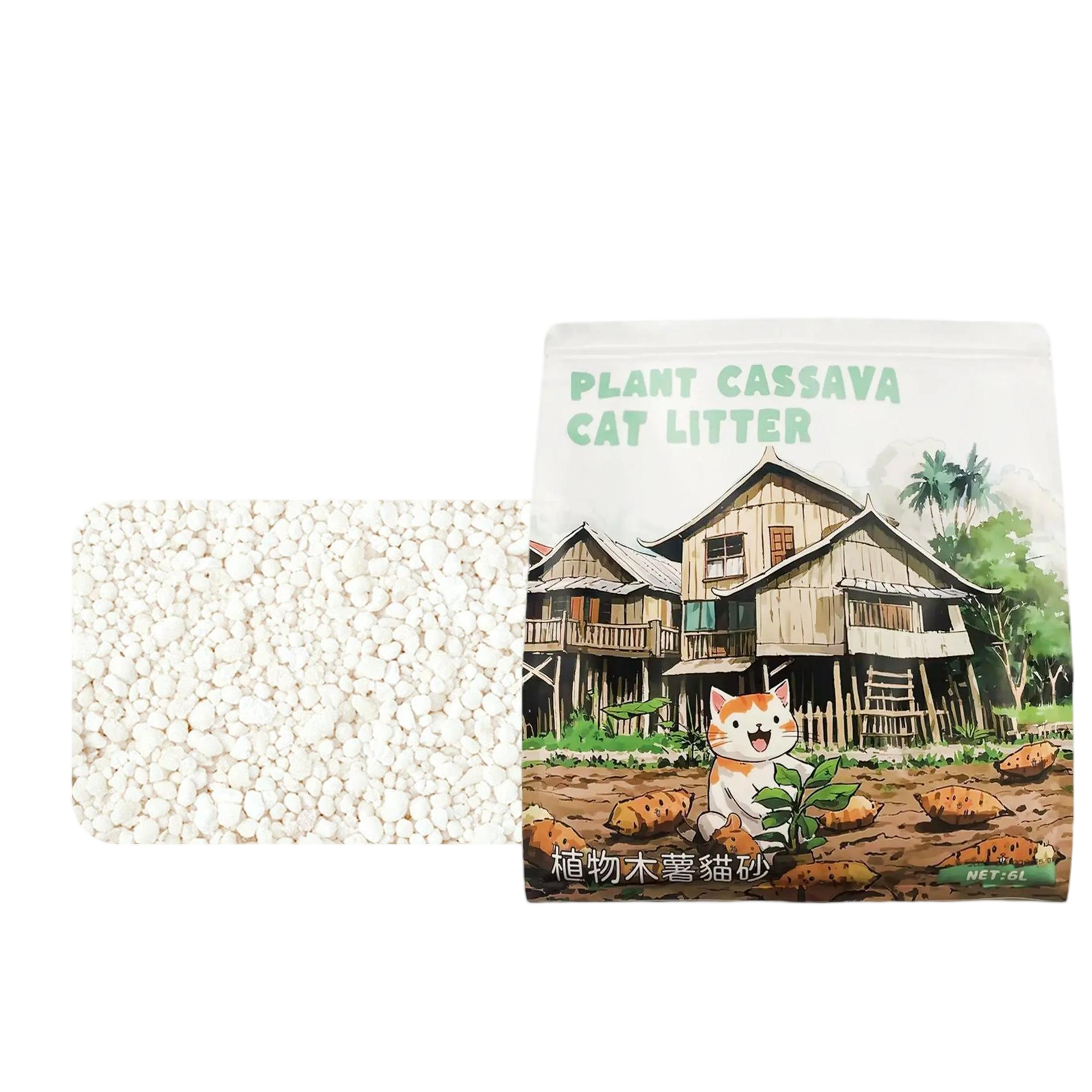 Cassava Cat Litter