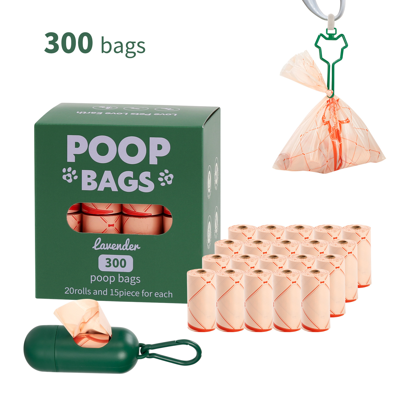 Biodegradable PE Poop Bags